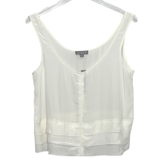 J. CREW - NWT - SIZE XS - LIGHTWEIGHT IVORY COLOR - SUMMERTIME BLOUSE TOP - B10 - Picture 1 of 9